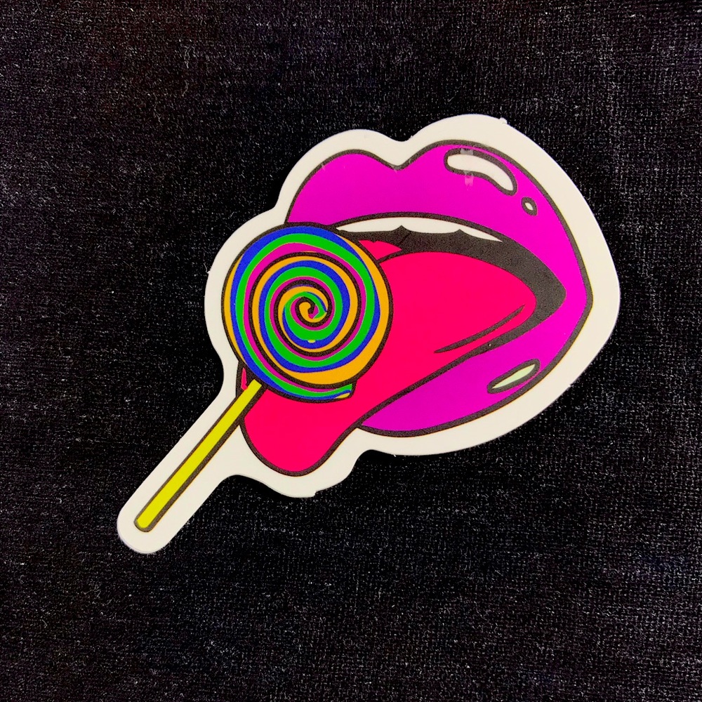 Lollipop Lips Sexy Juicy Lips Waterproof Sticker